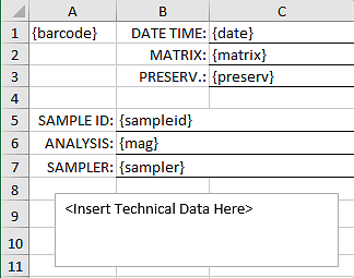 label templates for excel