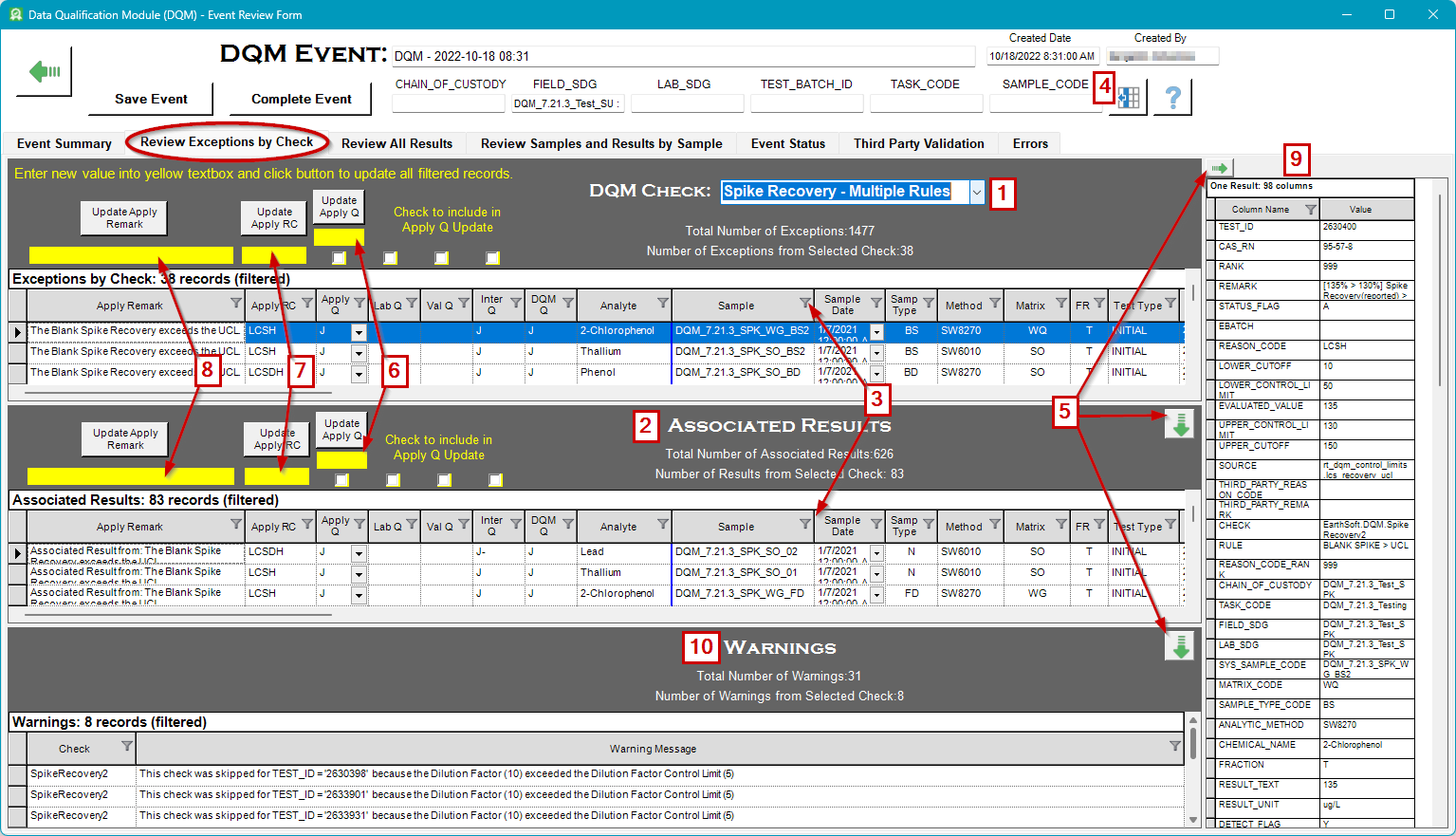 DQM_Exceptions-by-Check-Numbered