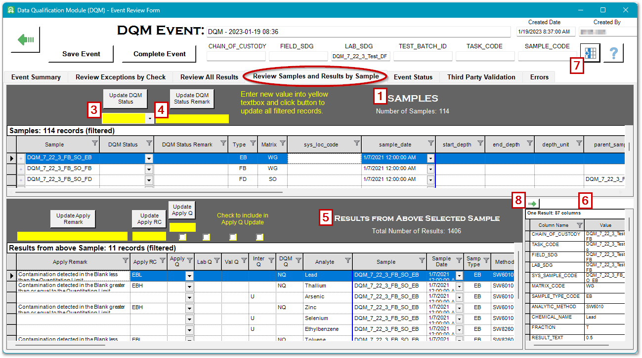 DQM_Review-Samples-and-Results-by-Sample-Filter-Right