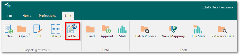 EDP_Link-Ribbon-Publish-Project
