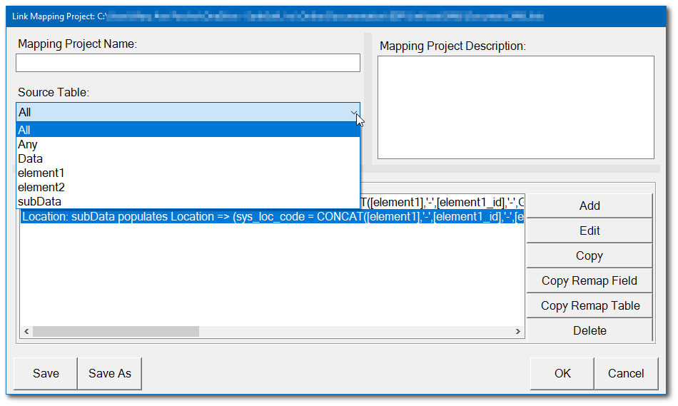 Generic XML Data Source For EQuIS Link