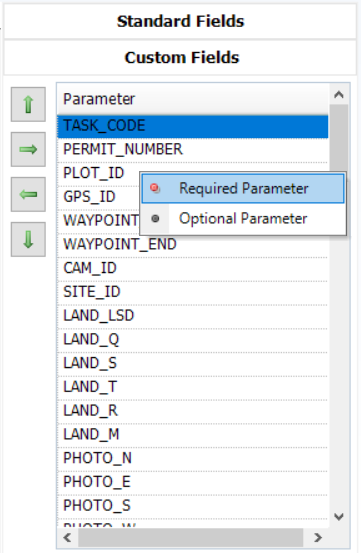 Custom Field - Change Parameter