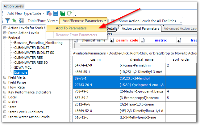 PRO_Action-Levels-Add-to-Parameters