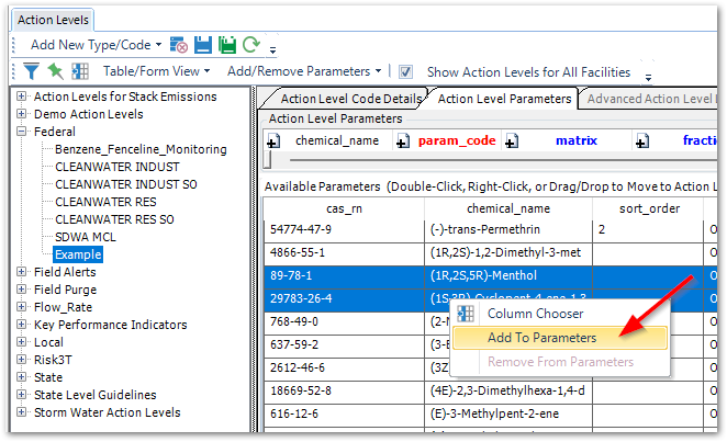 PRO_Action-Levels-Column-Chooser-Add-to-Parameters