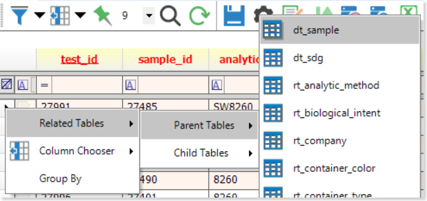 PRO_Display-Related-Tables