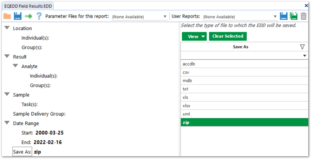 PRO_EDD-Export-Report-SaveAs