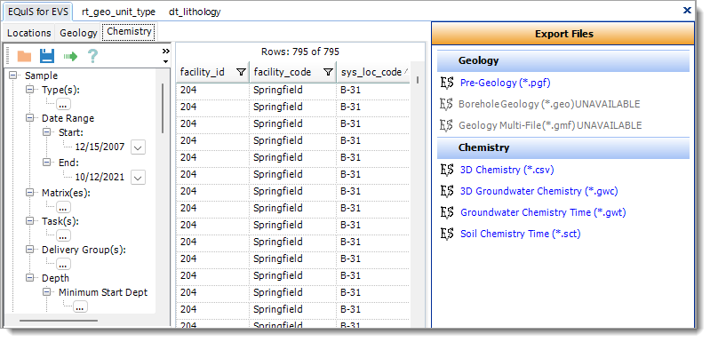 PRO_EQuIS-EVS-Chemistry-Tab