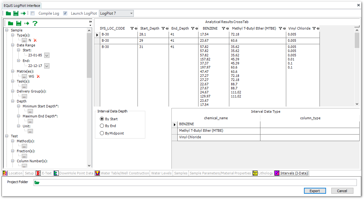 PRO_LogPlot-Intervals-Tab