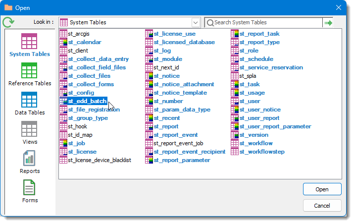 PRO_System-Tables-EDD-Batch